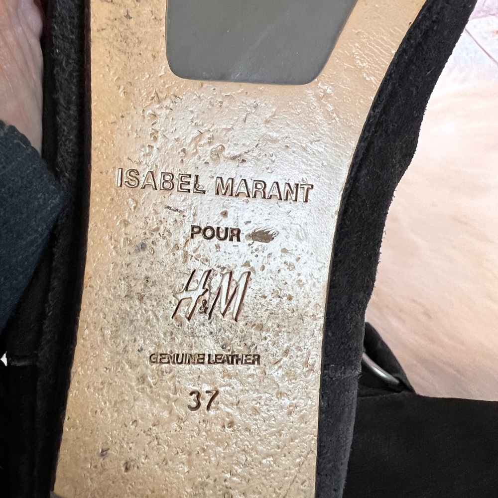 Isabel Marant for H&M suede tassled boots size 6.5 - Picture 6 of 12